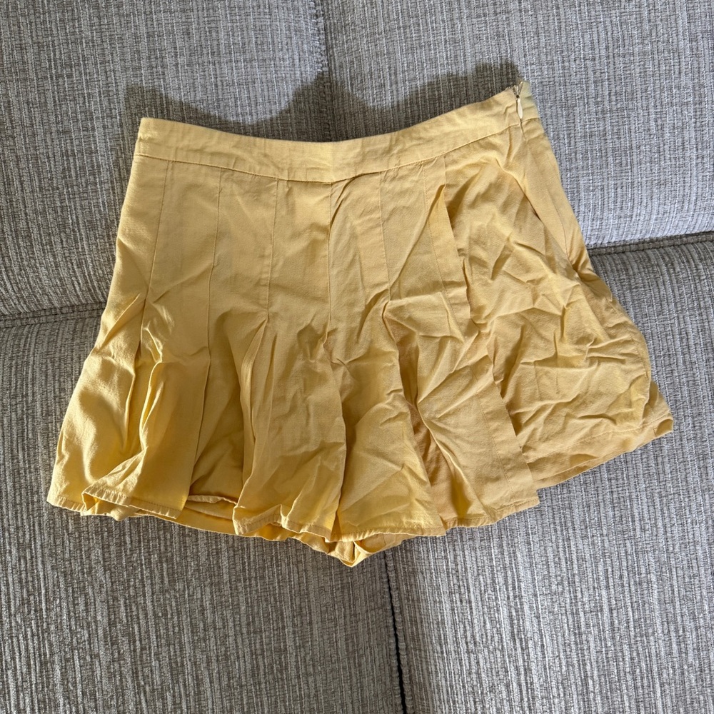 Princess Polly Yellow Skort